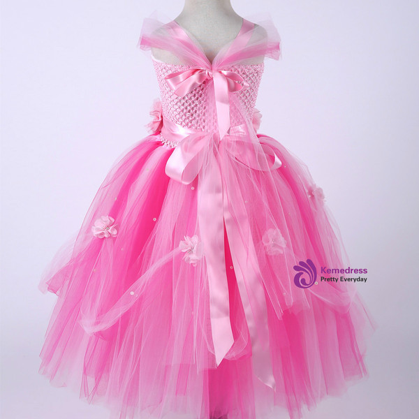 Girl Princess Dress Tulle Tutu Dress Baby Girl Newborn Infant Wedding Party Ball Gown