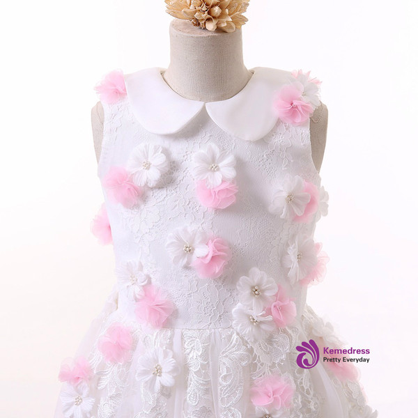 2017 Sweet Flower Girl Dresses for Wedding Pageant Dress Prom Party Dress