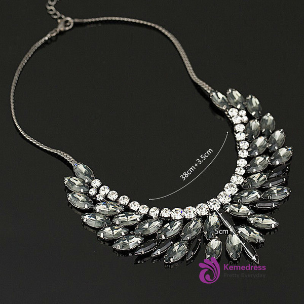 Crystal Necklaces & Pendants Eyes Resin Choker Statement Necklace