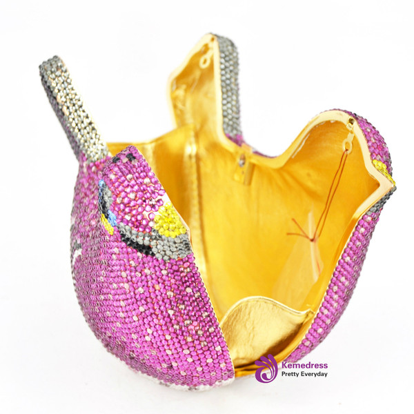 Luxury Crystal Bag Wedding Clutch Purse Rhinestone Evening Bag