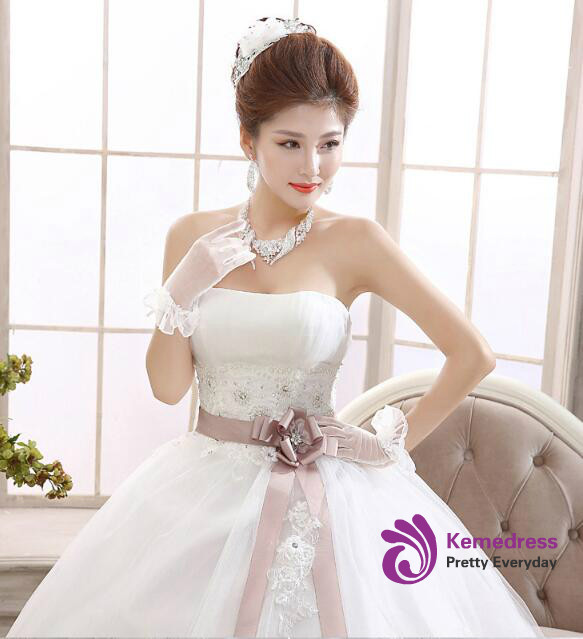 In Stock:Ship in 48 hours High Waist Pregnant Wedding Dress
