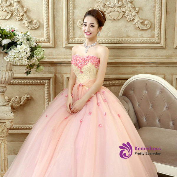 In Stock:Ship in 48 hours Pink Ball Gown Sweetheart Tulle Dress