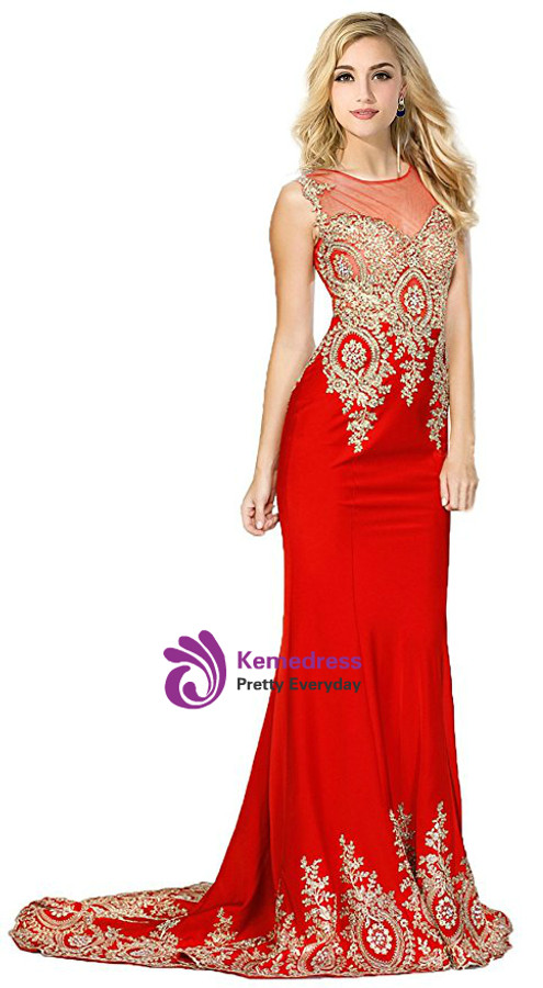 Sexy Mermaid Black Chiffon Cap Sleeve Appliques Prom Dress