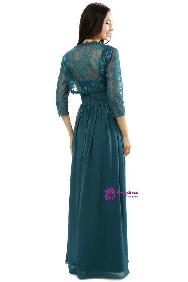 Chiffon Spaghetti Straps With Beading Pleats Bridesmaid Dress