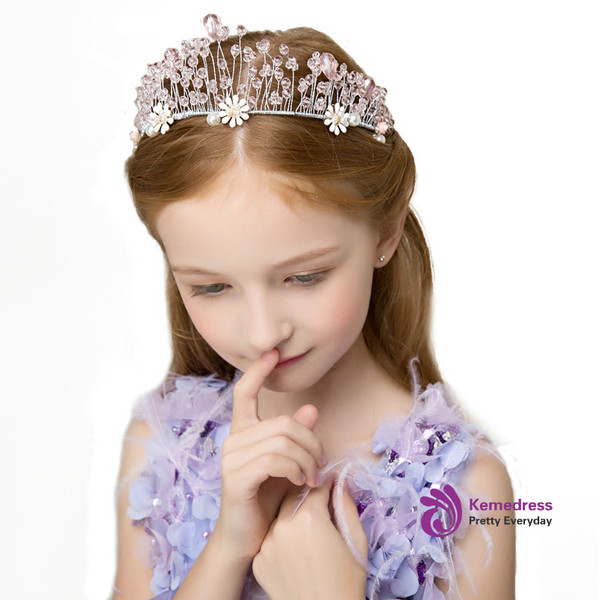 Children's Tiara Princess Tiara Garland Girl Crown Hairband