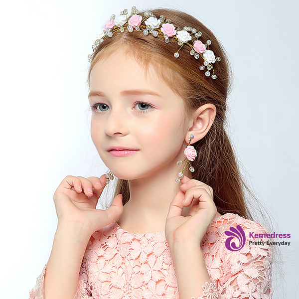 Flower Princess Hair Ornaments Children's Dresses Garland