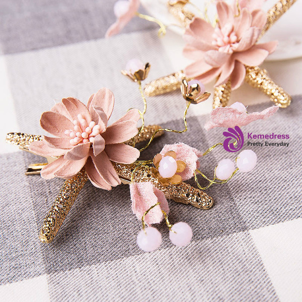 Children's Clip Flower Girl Accessories Princess Hair Accessories