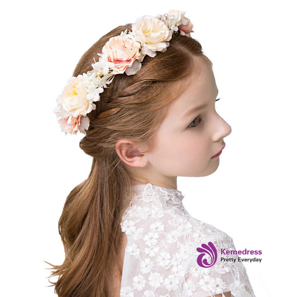 Children's Headwear Hair Accessories Flower Girl Garland Jewelry