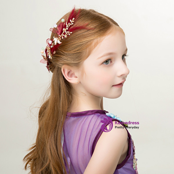 Cinderella Red Hair Accessories Girls' Headdress Garland For Children