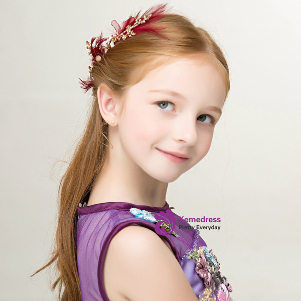 Cinderella Red Hair Accessories Girls' Headdress Garland For Children