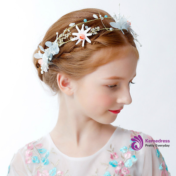 Girls' Hair Children's Garland Handmade Flower Accessories