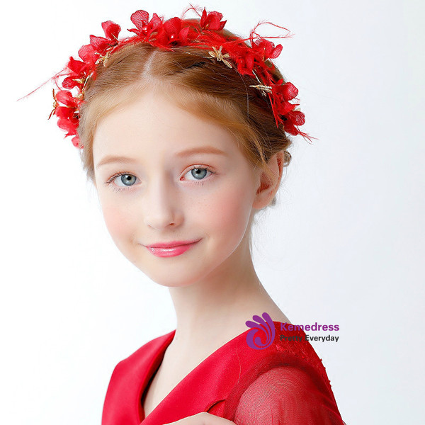 Children's Red Accessories Headdress Garland Headdress