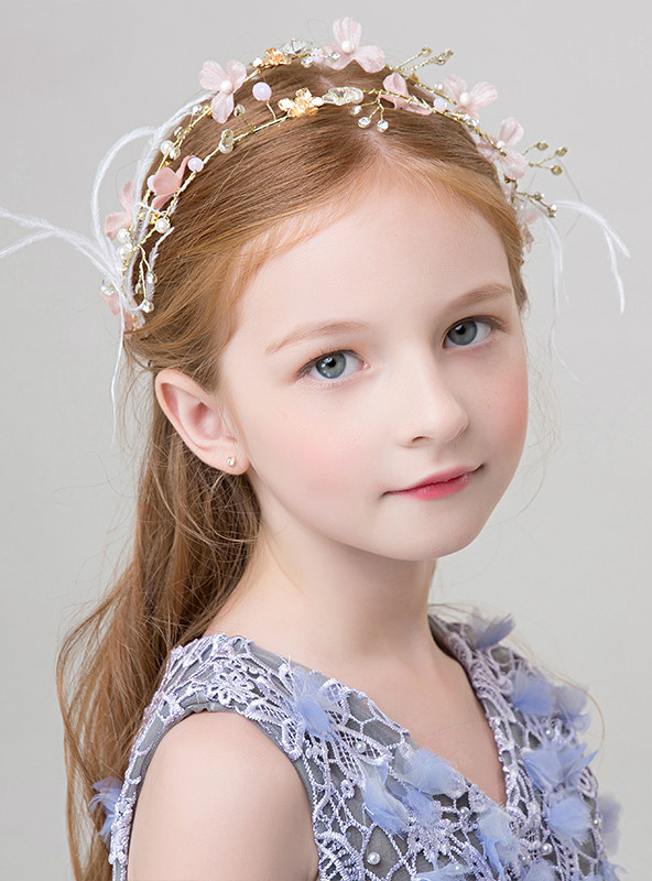 Children's Garland Pink Tiara Princess Hair Accessories Tiara