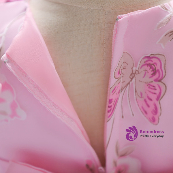 In Stock:Ship in 48 Hours Pink Tulle Flower Little Girl Dress