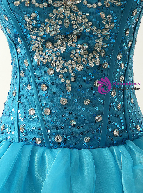 Ball Gown Ruffle Sweetheart Neck With Beading Quinceanera Dresses