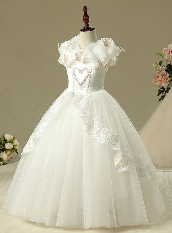 In Stock:Ship in 48 Hours White Princess Aisha Skirt Frozen