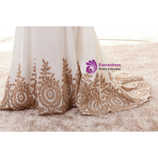 Black Mermaid Satin Appliques Long Sleeve Prom Dress