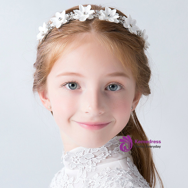 Girl's Headdress Hairpin White Flower Hairpin