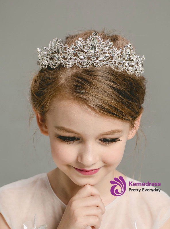 Girls Tiara Gem Girls Headband Big Crystal Hiar Accessories