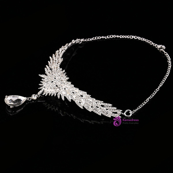 Children's Headdress Crystal Hairband Girl Gem Pendant