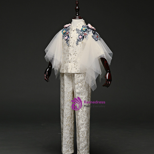 Shop 2019 Long & Short In Stock:Ship in 48 Hours Ready To Ship Girls' Dress And Children's Suit Appliques Flower Girl   With Factory Price From Kemedress