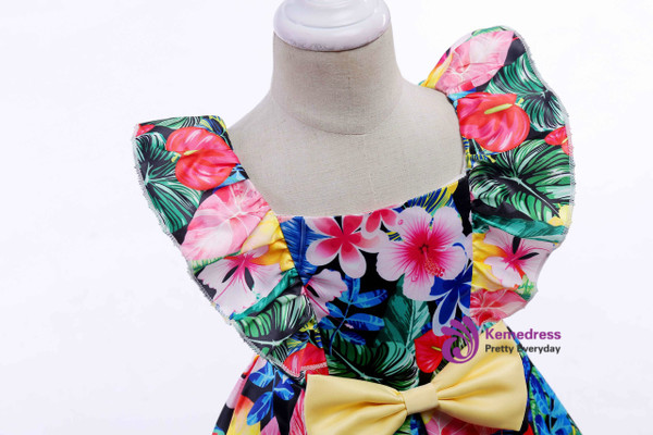 Shop 2019 Long & Short In Stock:Ship in 48 Hours Cheap Print Satin Princess Dress With Factory Price From Kemedress