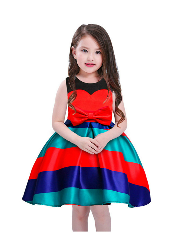 Shop 2019 Long & Short In Stock:Ship in 48 Hours Red Satin Cheap Princess Dresses With Bow  With Factory Price From Kemedress