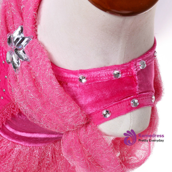 Shop 2019 Long & Short In Stock:Ship in 48 Hours Fuchsia Tulle Cinderella Dress With Butterfly With Factory Price From Kemedress