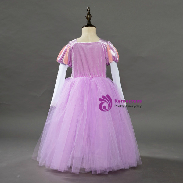 Shop 2019 Long & Short In Stock:Ship in 48 Hours Light Purple Tulle Knee Length Princess Dress With Factory Price From Kemedress