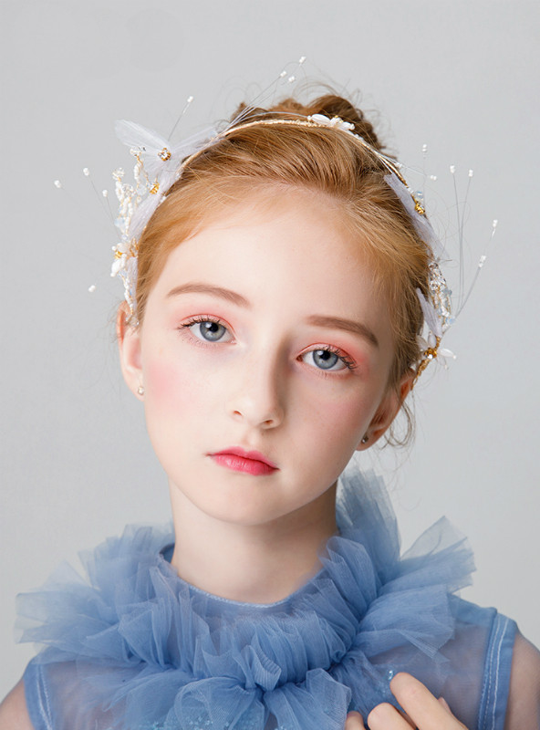 Shop 2019 Long & Short Princess Crown Handmade Hairband Flower Accessories Flowers With Factory Price From Kemedress