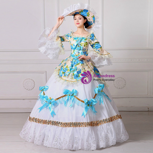 Shop 2019 Long & Short White Ball Gown Tulle Lace Square Print Drama Show Vintage Gown Dress With Factory Price From Kemedress