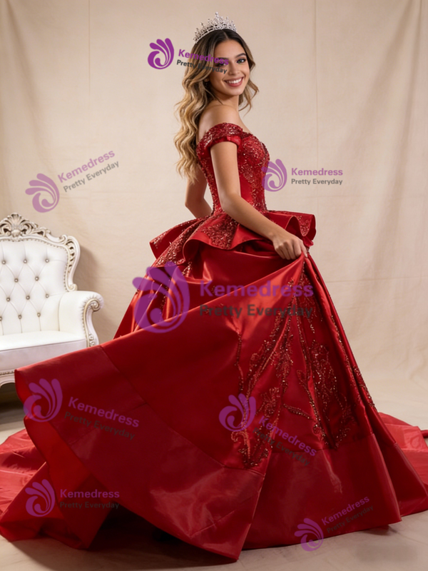 Long Sleeve Sequins Tulle Backless Appliques Prom Dress