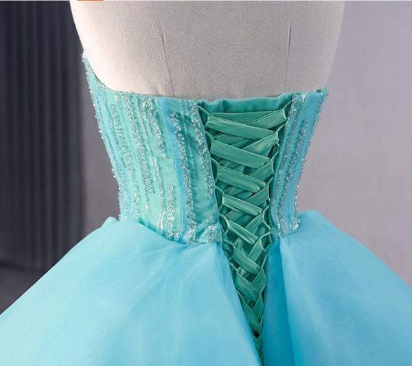 Sexy Green Mermaid Sequins Strapless Prom Dress