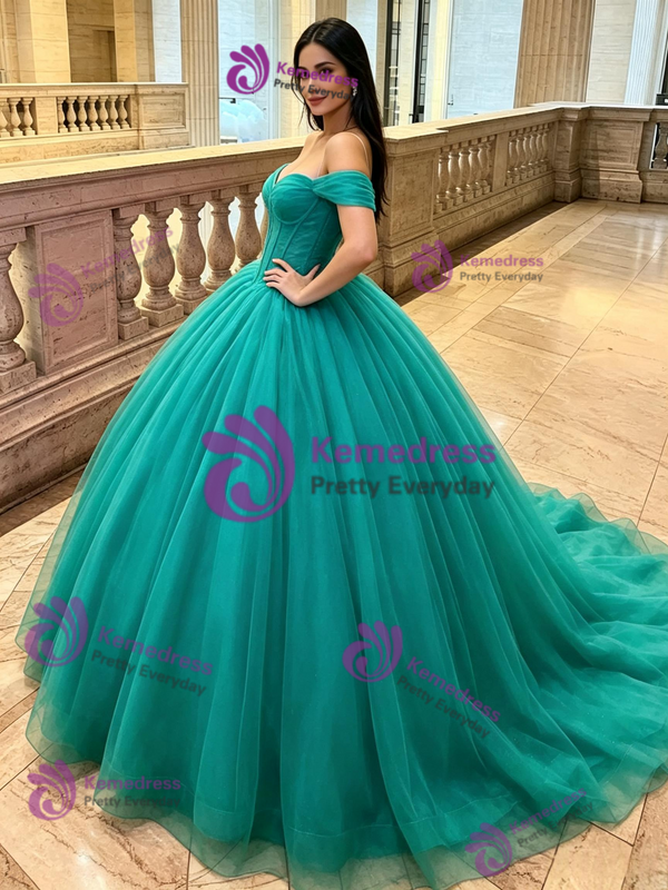 Tulle Off the Shoulder Quinceanera Dress