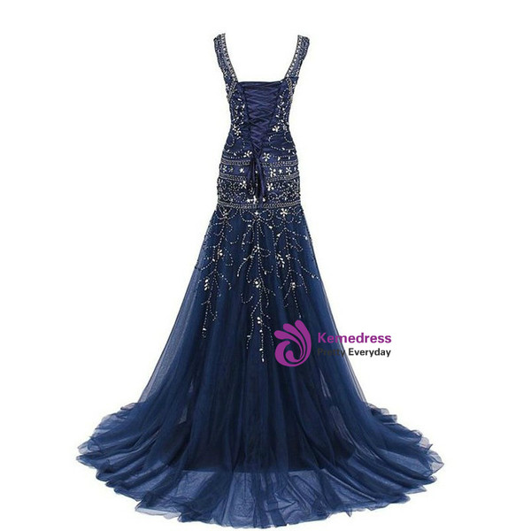 Elegant Evening Dress, Tulle Formal Dress