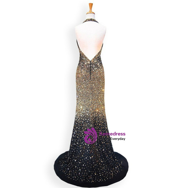 Sexy Evening Gown,Backless Formal Gowns