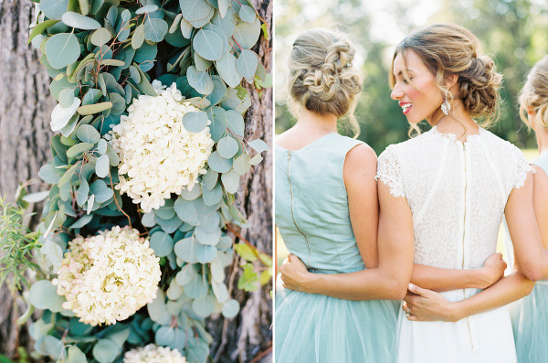 2017 Elegant A-line Aquare Tulle High Low Bridesmaid Dress Wedding Party Dresses Tea Length