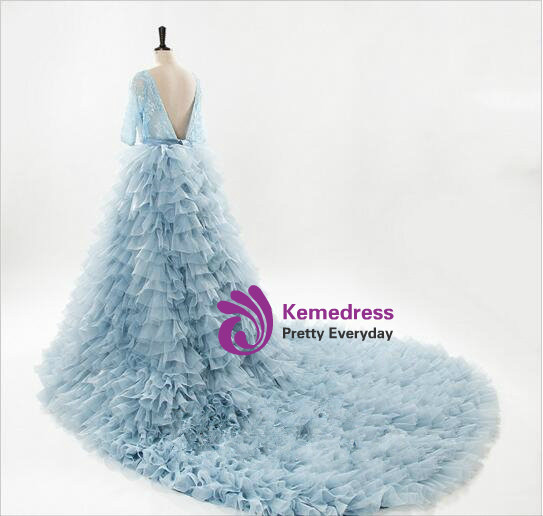 2017 new princess sexy short-sleeved wedding dress China lace bridal gown wedding dresses