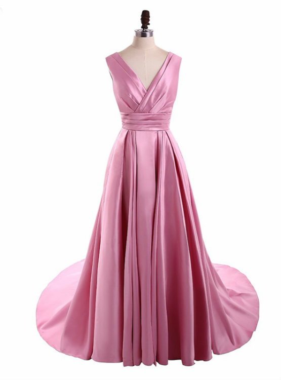 Long Prom Dresses Simple Design Prom Dresses Satin Party Prom Dresses