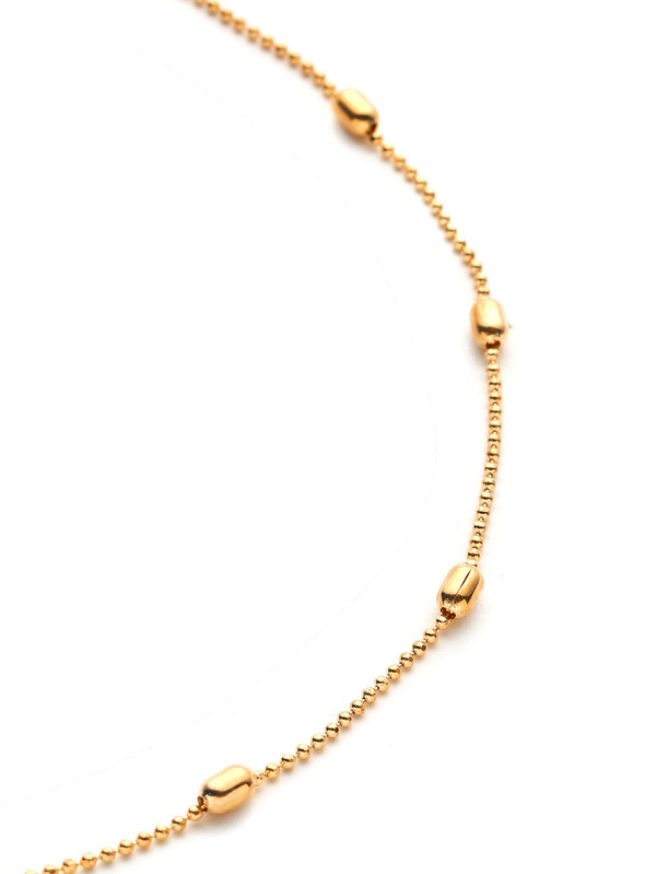 Beaded Design Chain Choker