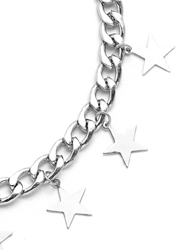 Star Embellished Chain Choker
