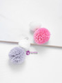Glamorous Multi Pom Pom Cute Earrings