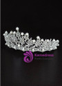 In Stock Shining Alloy Wedding Tiaras With Rhinestones & Pearls