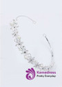 In Stock Chic Alloy Wedding Tiara With Rhinestones & Pearls