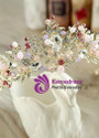 In Stock Delicate Alloy Wedding Tiaras With Rhinestones