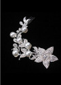 Wedding Hair Jewelry With Rhinestones & Pearls