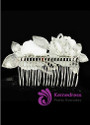 Cheap  Wedding Hair Jewelry With Rhinestones & Flowers