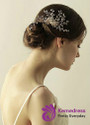 Wedding Hair Jewelry With Rhinestones & Beading