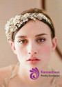 Graceful Alloy Wedding Tiara With Rhinestones & Pearls