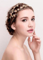 Pretty Alloy Wedding Hair Jewelry With Pearls